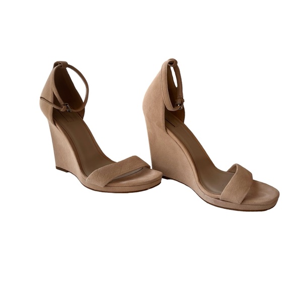 Aldo Shoes - Aldo Wedge heel sandals beige size 7